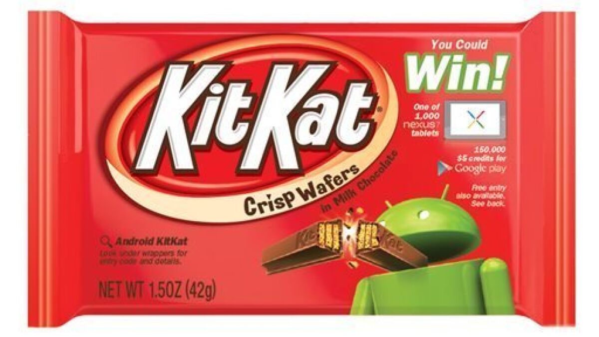 Gimme a break: New Android system named 'KitKat' - The San